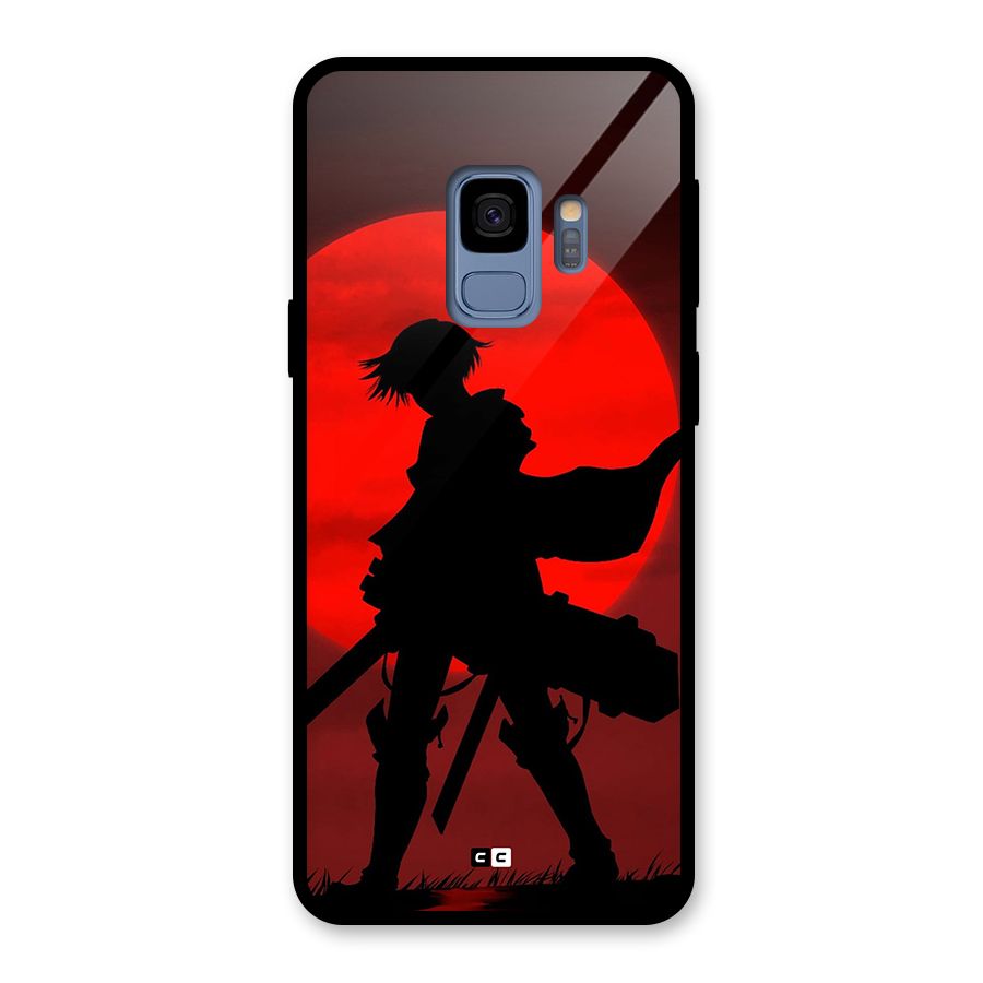 Captain Levi Acramen Glass Back Case for Galaxy S9