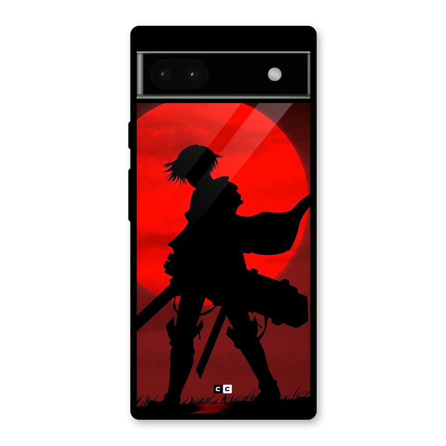 Captain Levi Acramen Glass Back Case for Google Pixel 6a