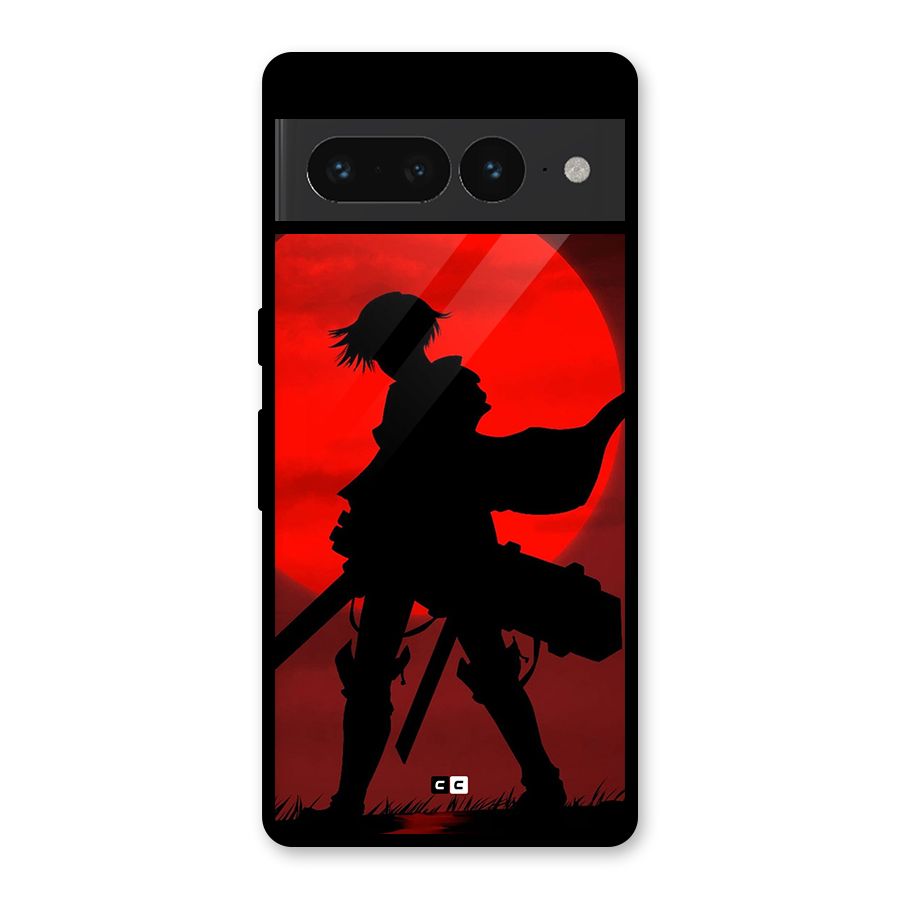 Captain Levi Acramen Glass Back Case for Google Pixel 7 Pro