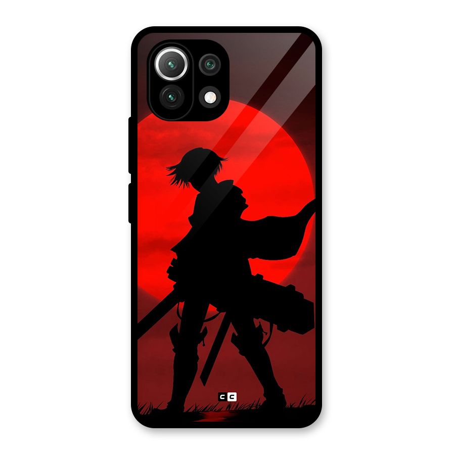 Captain Levi Acramen Glass Back Case for Mi 11 Lite NE 5G