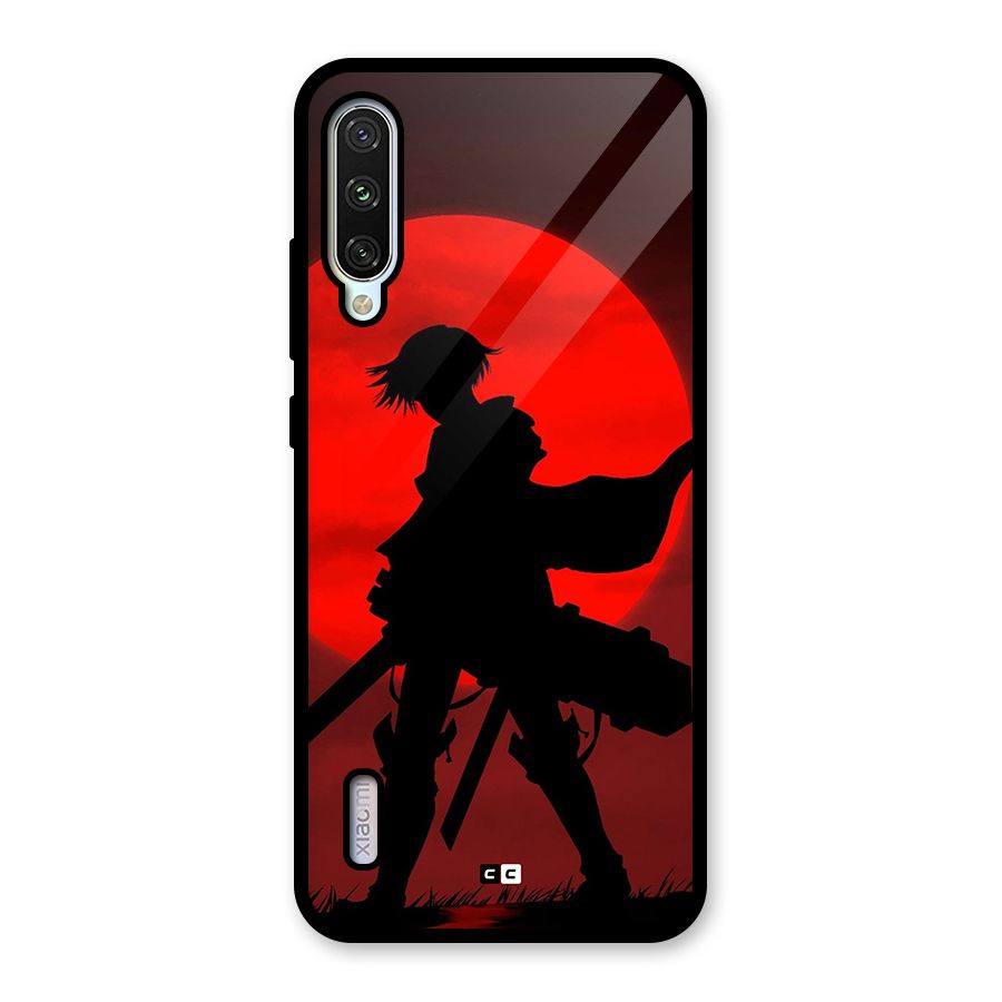 Captain Levi Acramen Glass Back Case for Mi A3