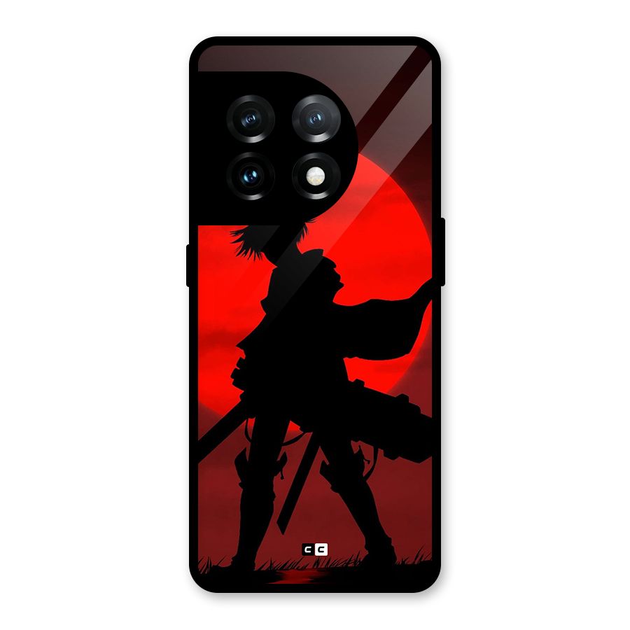 Captain Levi Acramen Glass Back Case for OnePlus 11