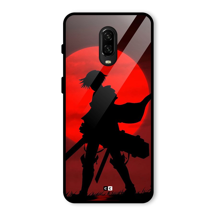 Captain Levi Acramen Glass Back Case for OnePlus 6T