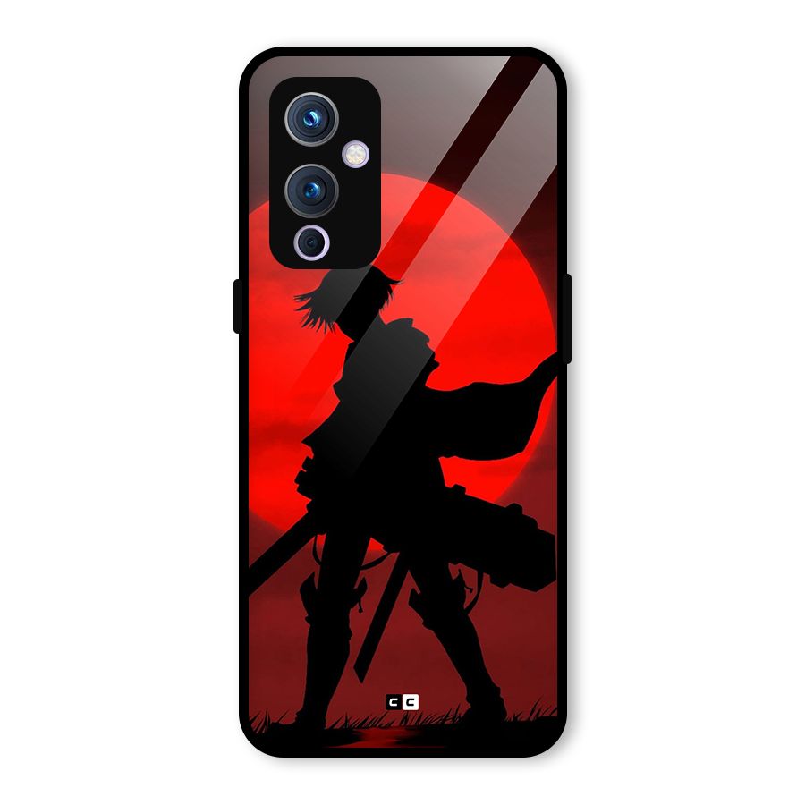 Captain Levi Acramen Glass Back Case for OnePlus 9