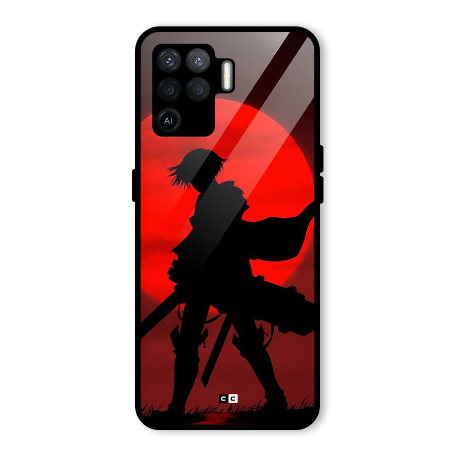 Captain Levi Acramen Glass Back Case for Oppo F19 Pro