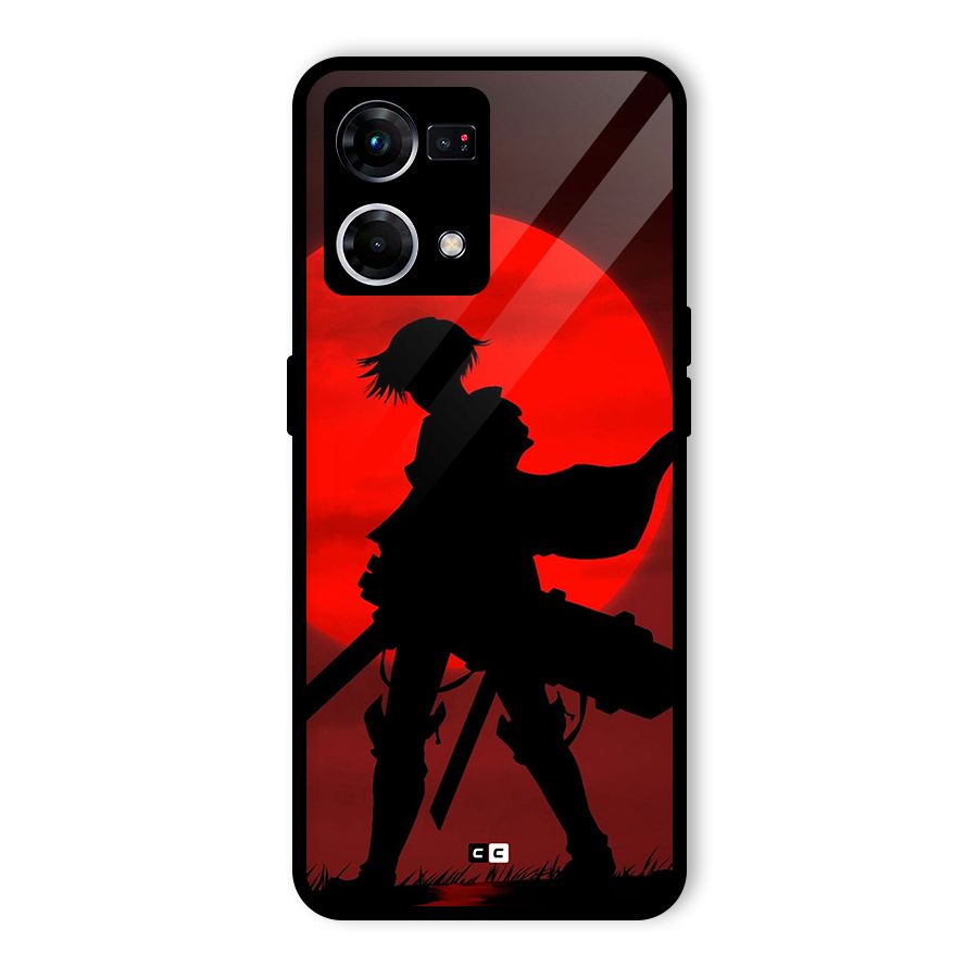 Captain Levi Acramen Glass Back Case for Oppo F21 Pro 4G