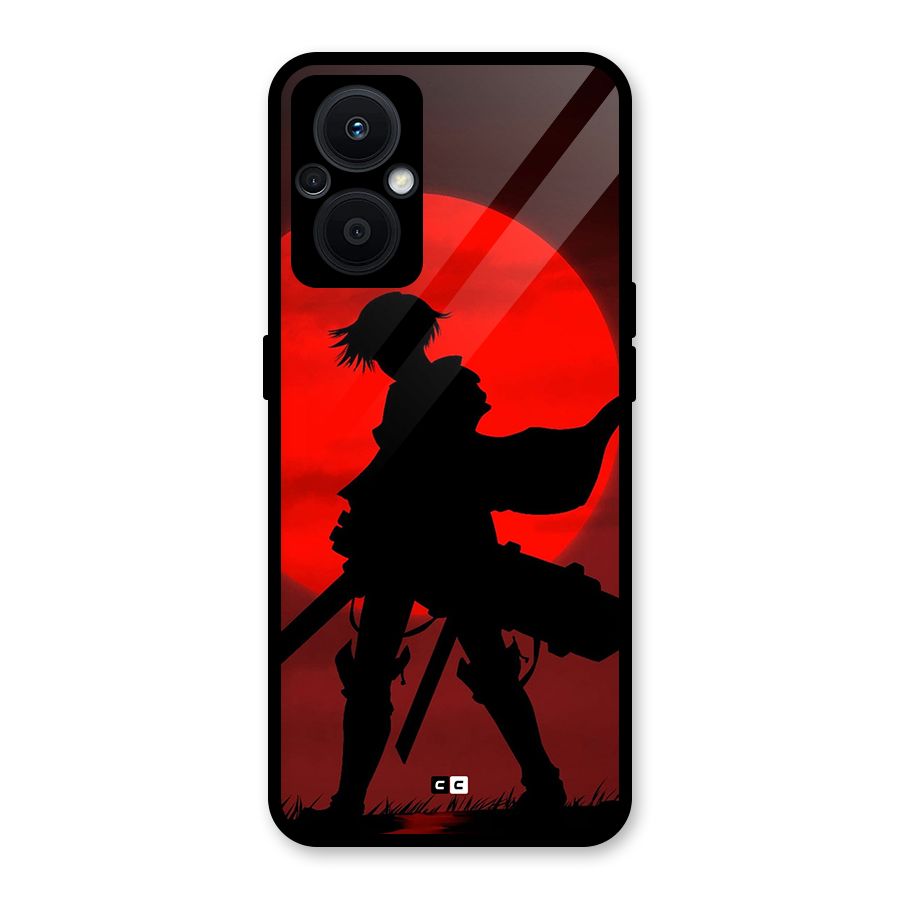 Captain Levi Acramen Glass Back Case for Oppo F21s Pro 5G