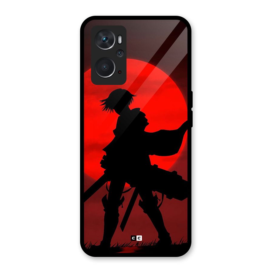 Captain Levi Acramen Glass Back Case for Oppo K10 4G