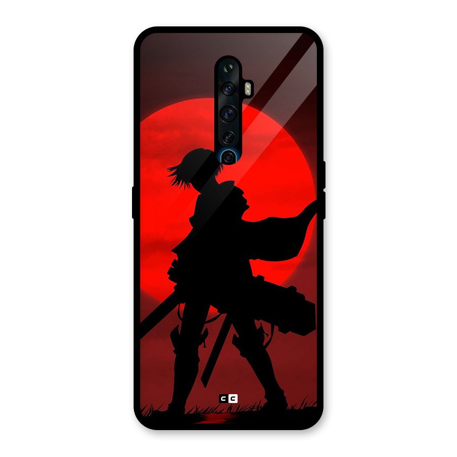 Captain Levi Acramen Glass Back Case for Oppo Reno2 Z