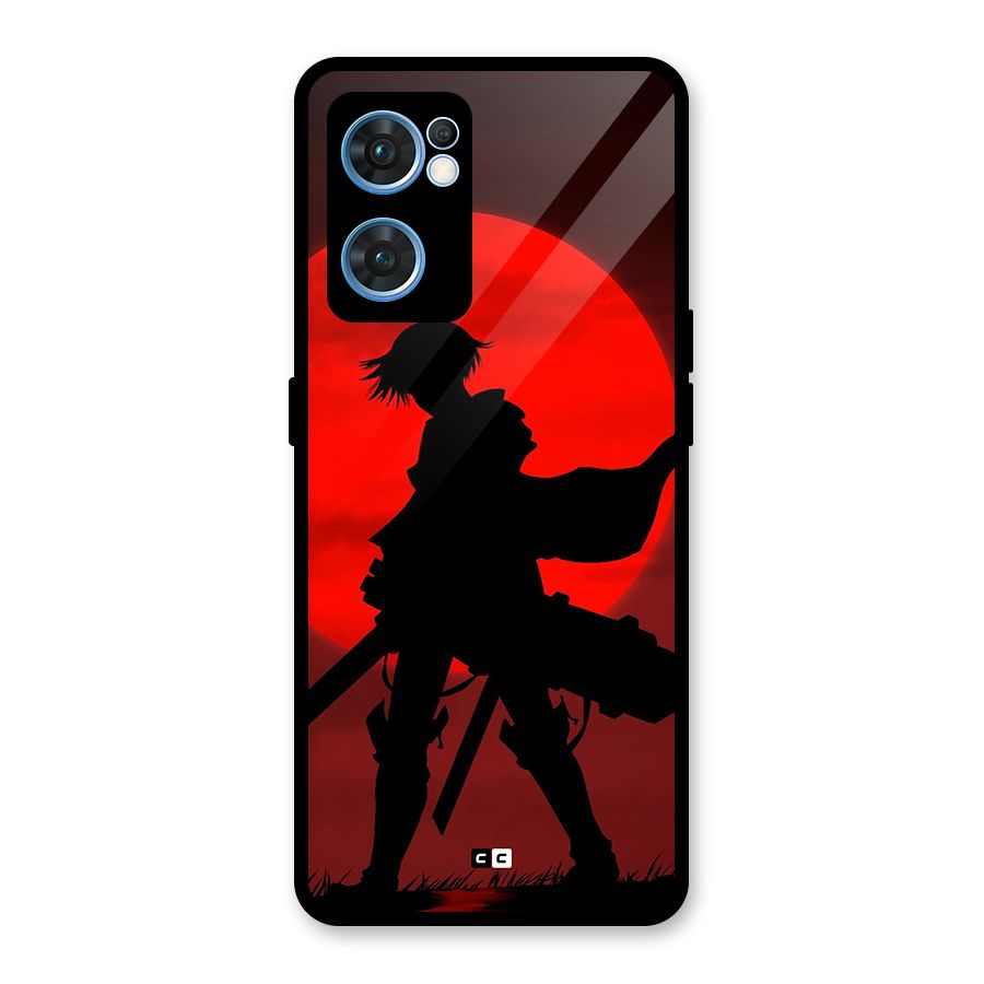 Captain Levi Acramen Glass Back Case for Oppo Reno7 5G