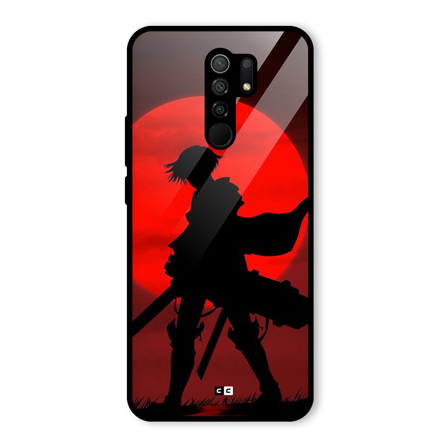 Captain Levi Acramen Glass Back Case for Poco M2