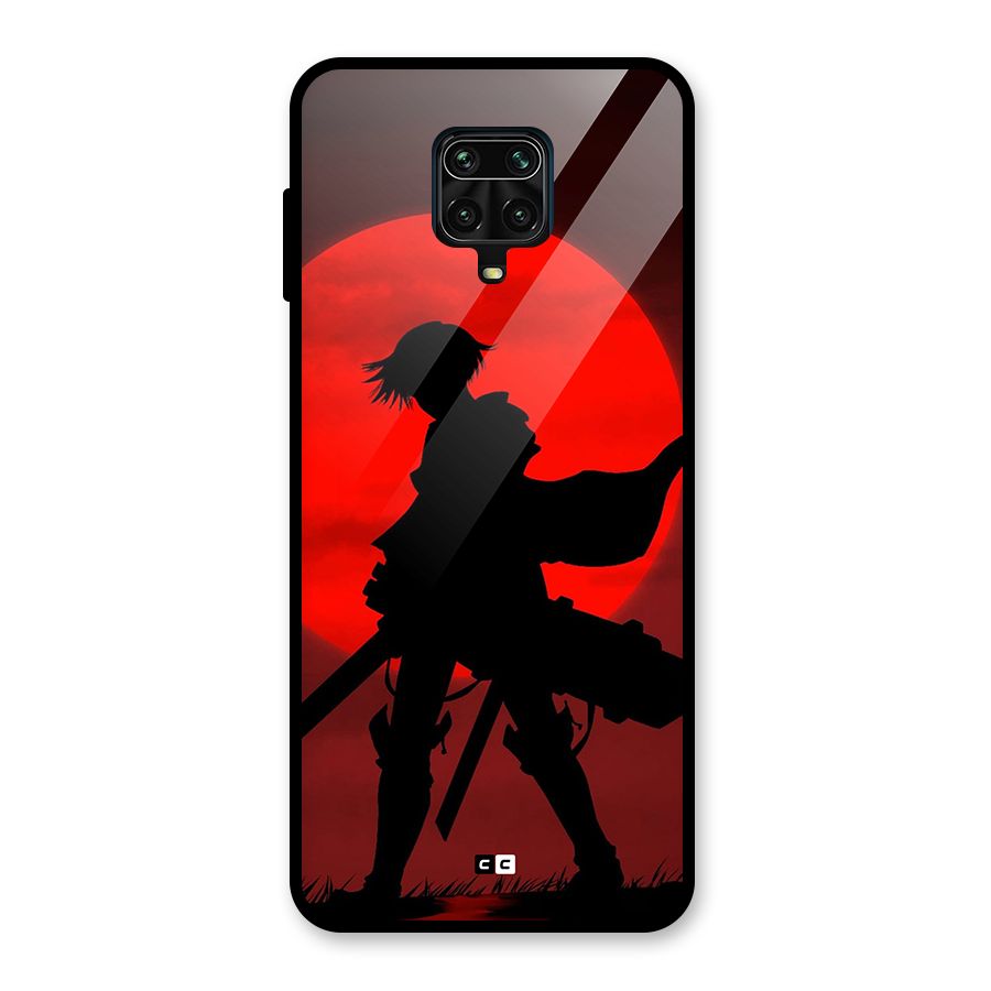 Captain Levi Acramen Glass Back Case for Poco M2 Pro