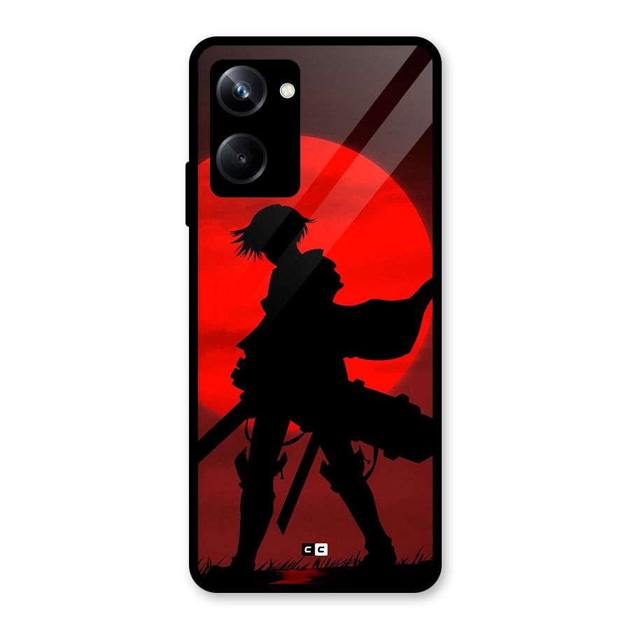 Captain Levi Acramen Glass Back Case for Realme 10 Pro