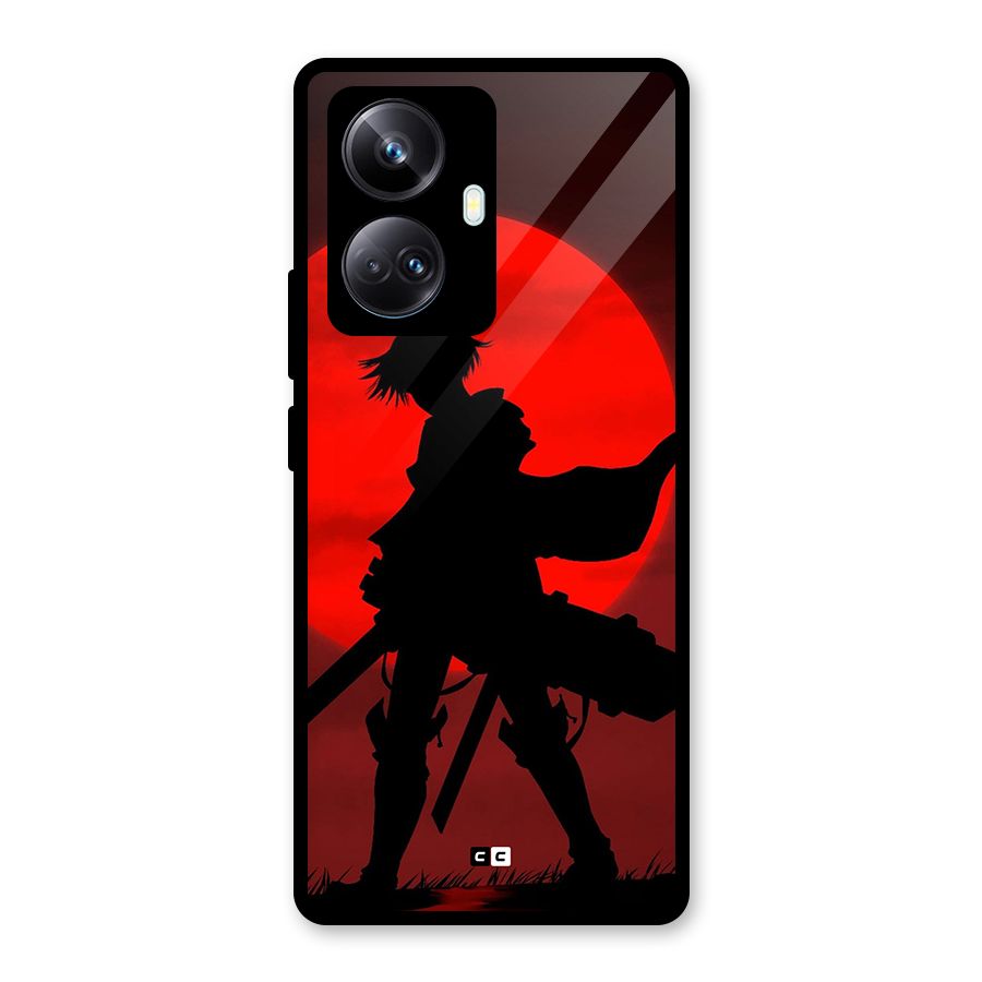 Captain Levi Acramen Glass Back Case for Realme 10 Pro Plus