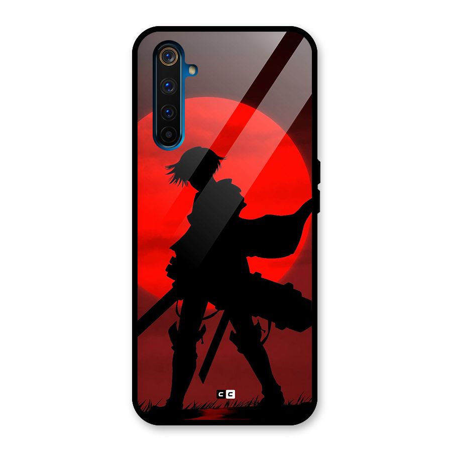 Captain Levi Acramen Glass Back Case for Realme 6 Pro