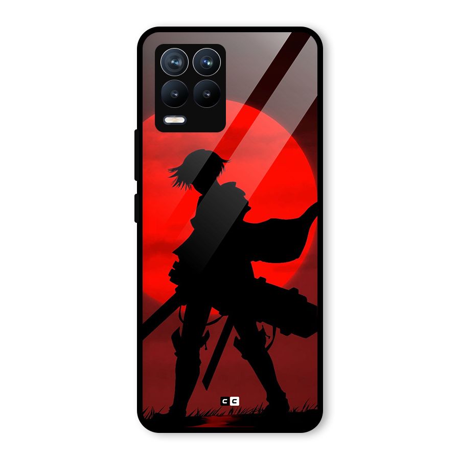 Captain Levi Acramen Glass Back Case for Realme 8