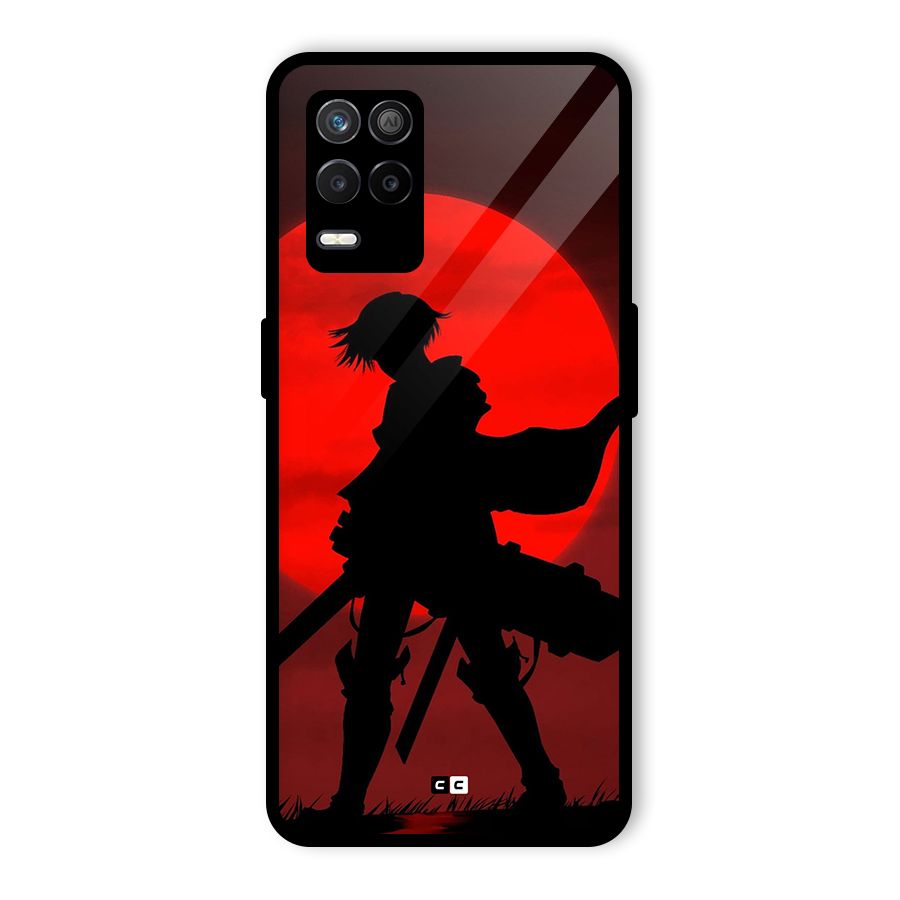 Captain Levi Acramen Glass Back Case for Realme 9 5G