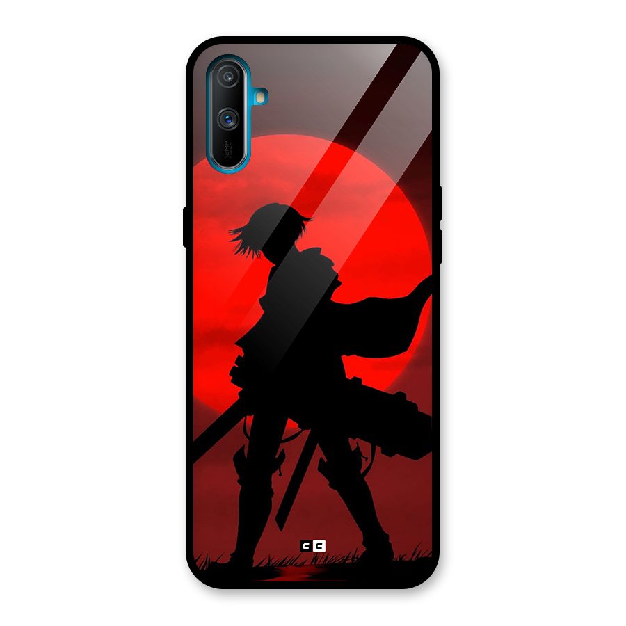 Captain Levi Acramen Glass Back Case for Realme C3