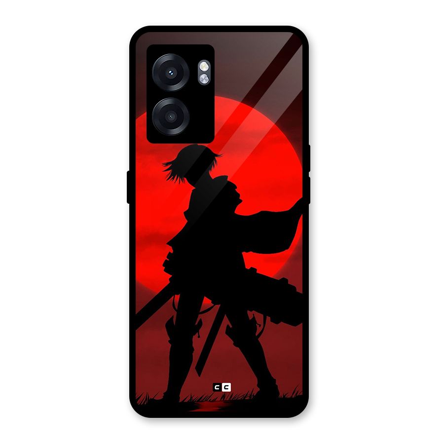Captain Levi Acramen Glass Back Case for Realme Narzo 50 5G