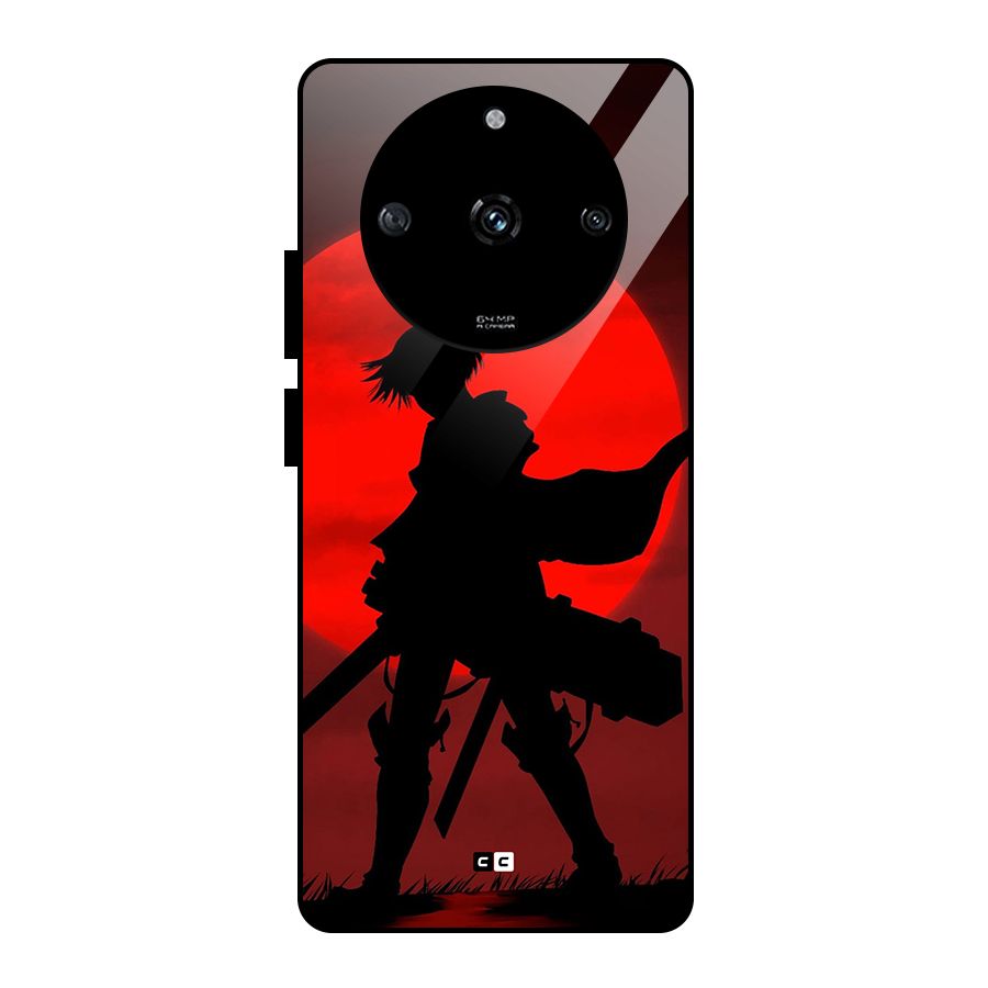 Captain Levi Acramen Glass Back Case for Realme Narzo 60 5G
