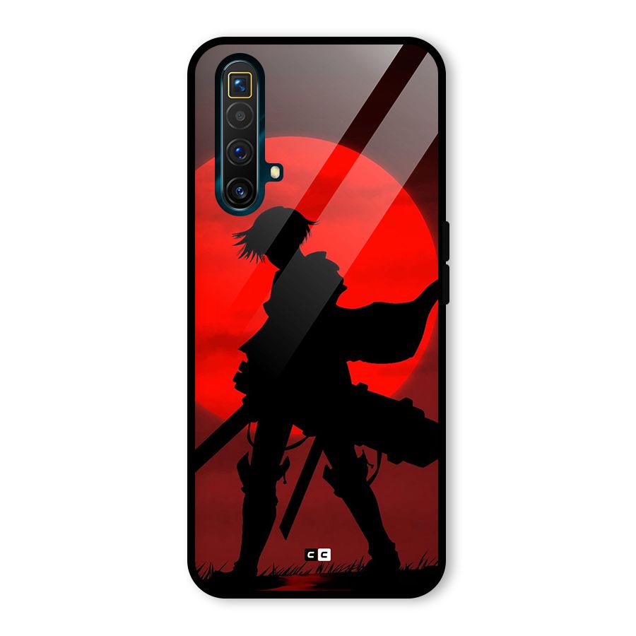 Captain Levi Acramen Glass Back Case for Realme X3