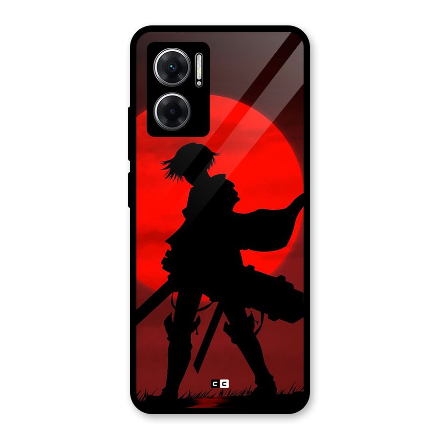 Captain Levi Acramen Glass Back Case for Redmi 11 Prime 5G