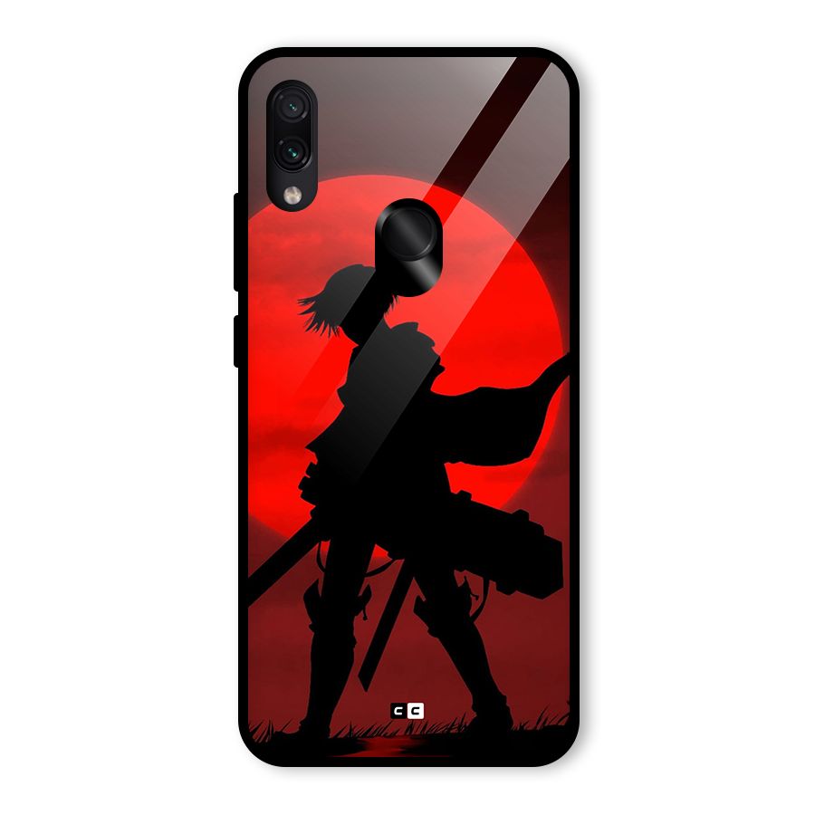 Captain Levi Acramen Glass Back Case for Redmi Note 7 Pro