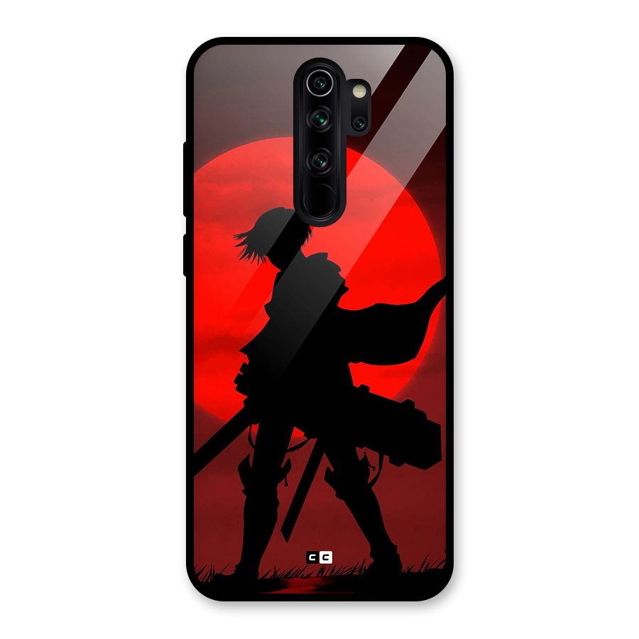 Captain Levi Acramen Glass Back Case for Redmi Note 8 Pro