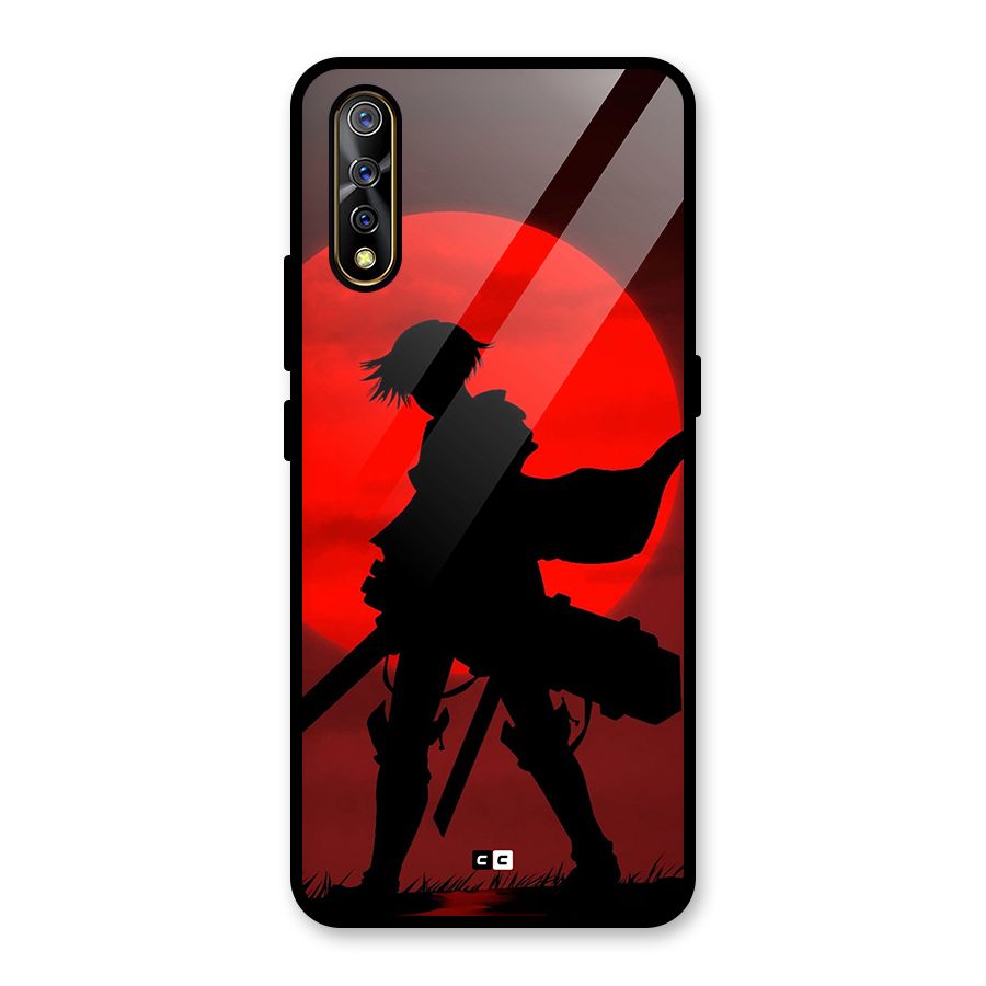 Captain Levi Acramen Glass Back Case for Vivo S1