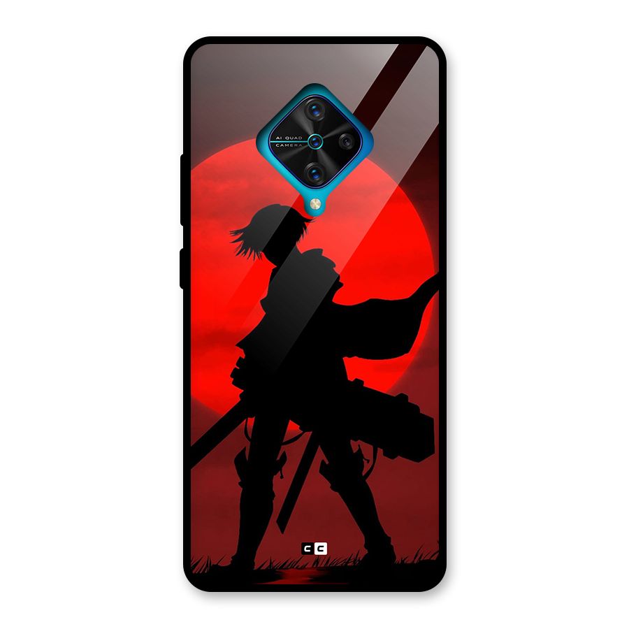 Captain Levi Acramen Glass Back Case for Vivo S1 Pro