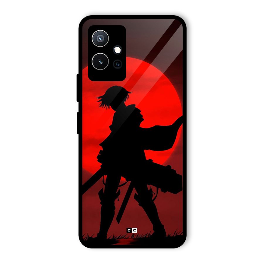 Captain Levi Acramen Glass Back Case for Vivo T1 5G