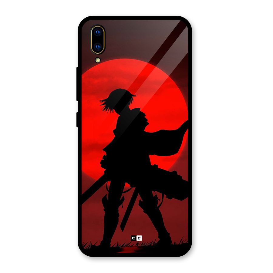 Captain Levi Acramen Glass Back Case for Vivo V11 Pro