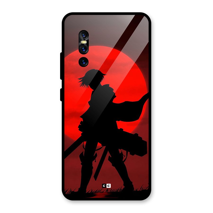 Captain Levi Acramen Glass Back Case for Vivo V15 Pro