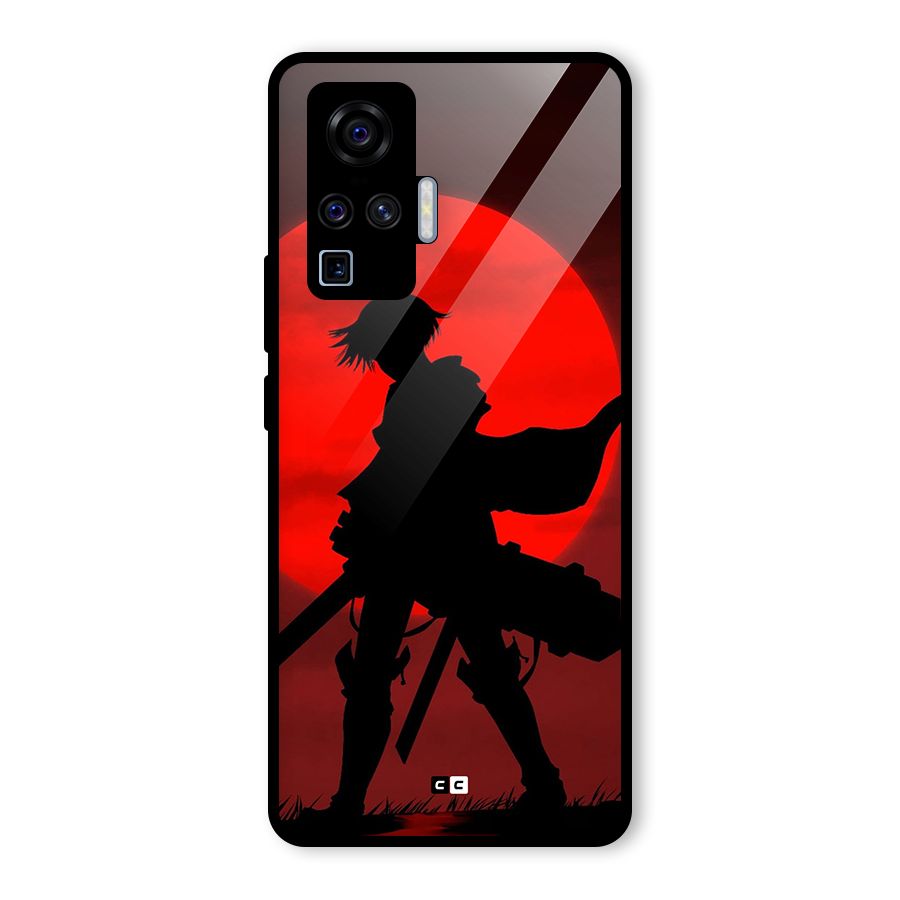 Captain Levi Acramen Glass Back Case for Vivo X50 Pro
