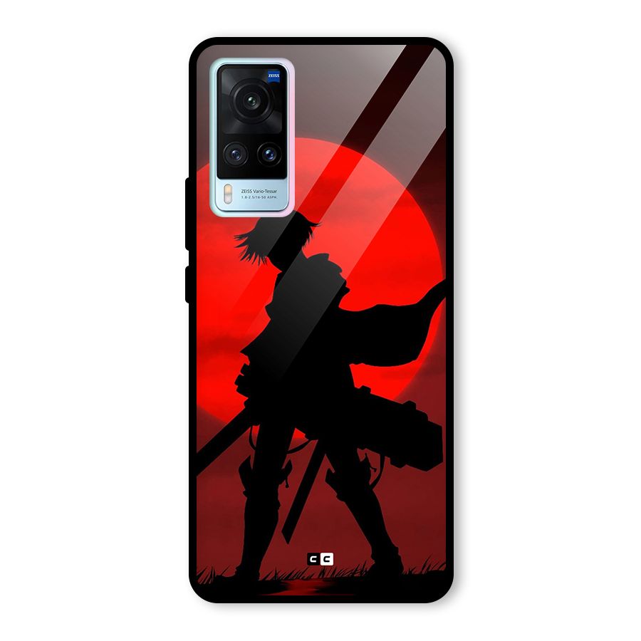 Captain Levi Acramen Glass Back Case for Vivo X60