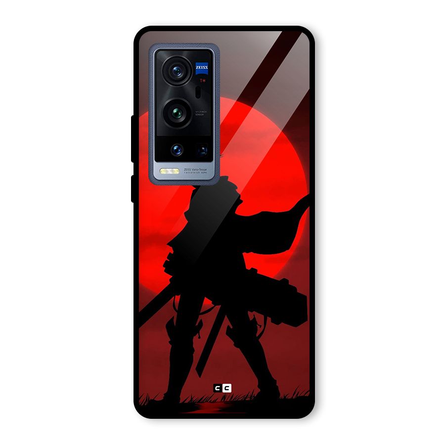 Captain Levi Acramen Glass Back Case for Vivo X60 Pro Plus