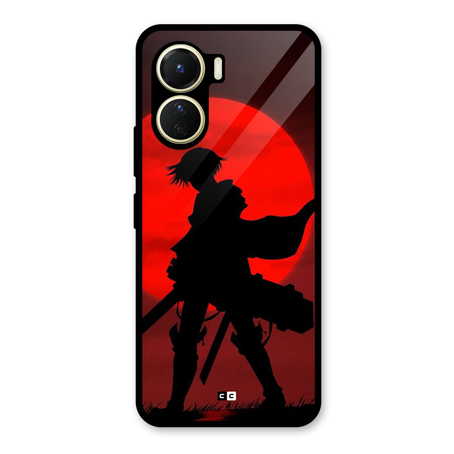 Captain Levi Acramen Glass Back Case for Vivo Y16