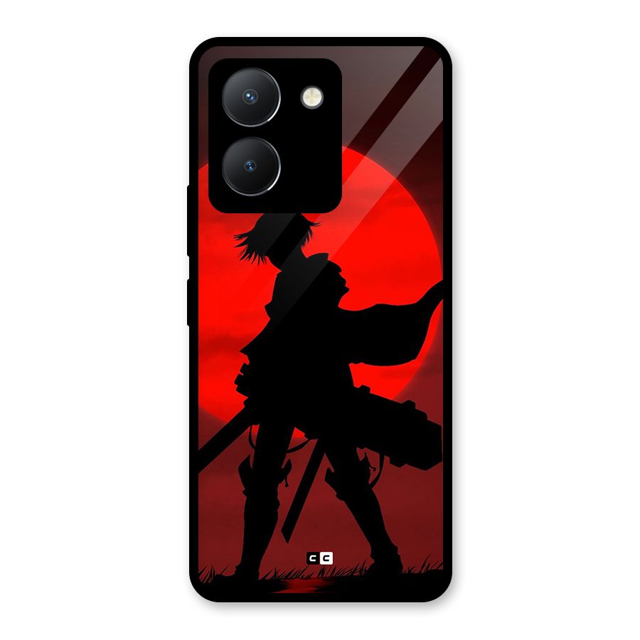 Captain Levi Acramen Glass Back Case for Vivo Y36