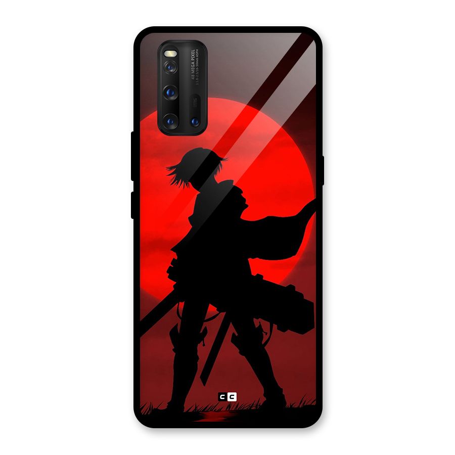 Captain Levi Acramen Glass Back Case for Vivo iQOO 3