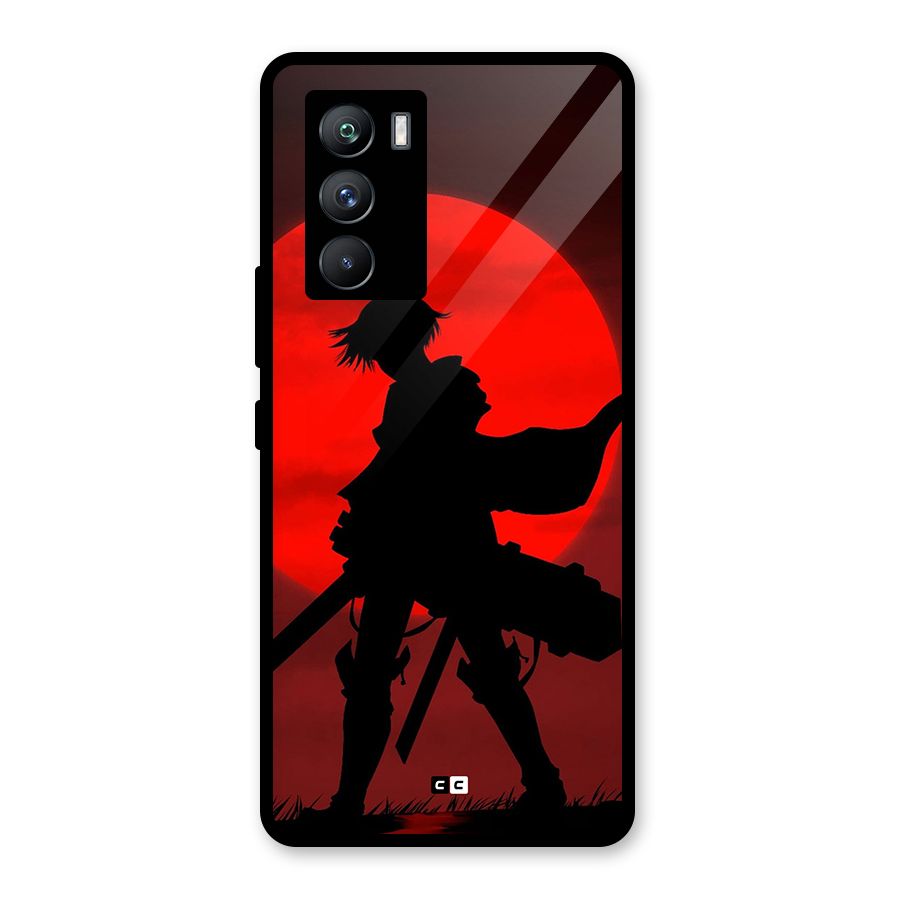 Captain Levi Acramen Glass Back Case for Vivo iQOO 9 SE
