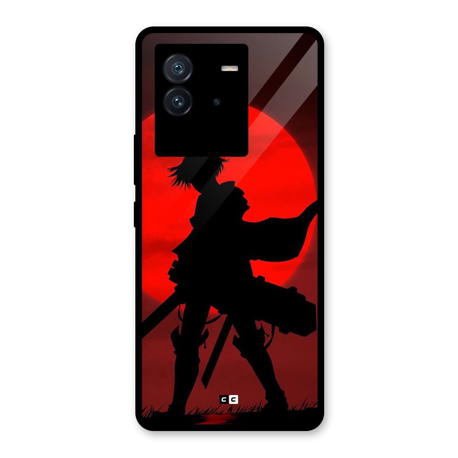 Captain Levi Acramen Glass Back Case for Vivo iQOO Neo 6 5G