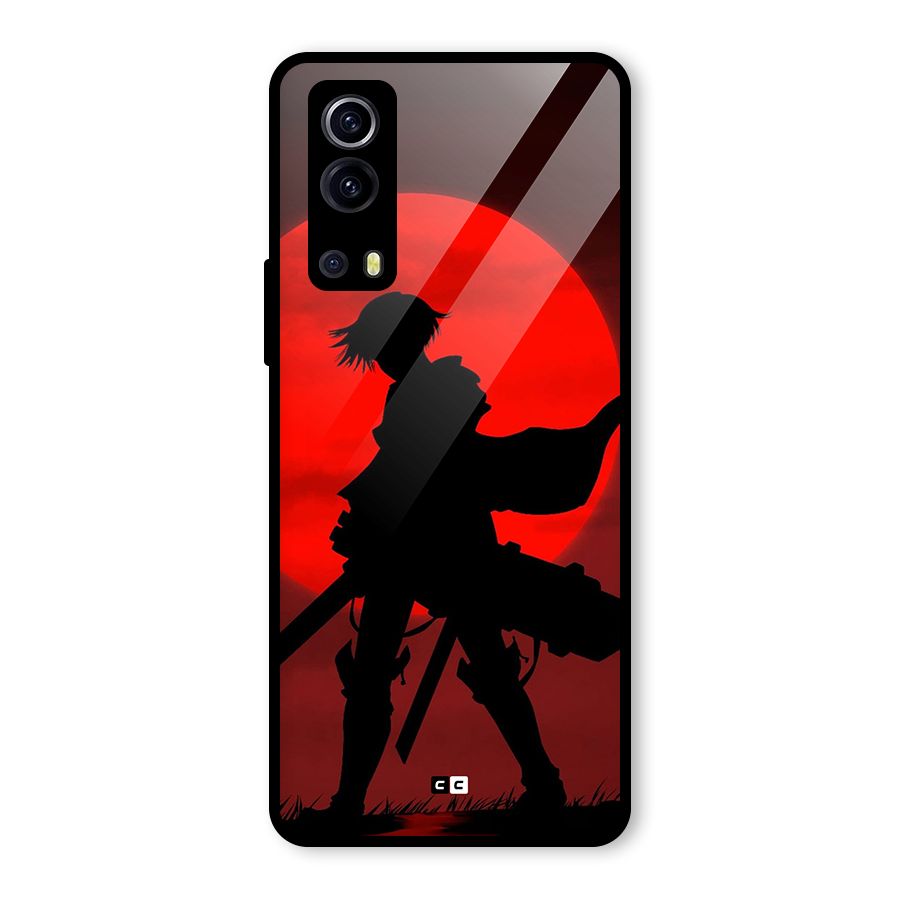 Captain Levi Acramen Glass Back Case for Vivo iQOO Z3