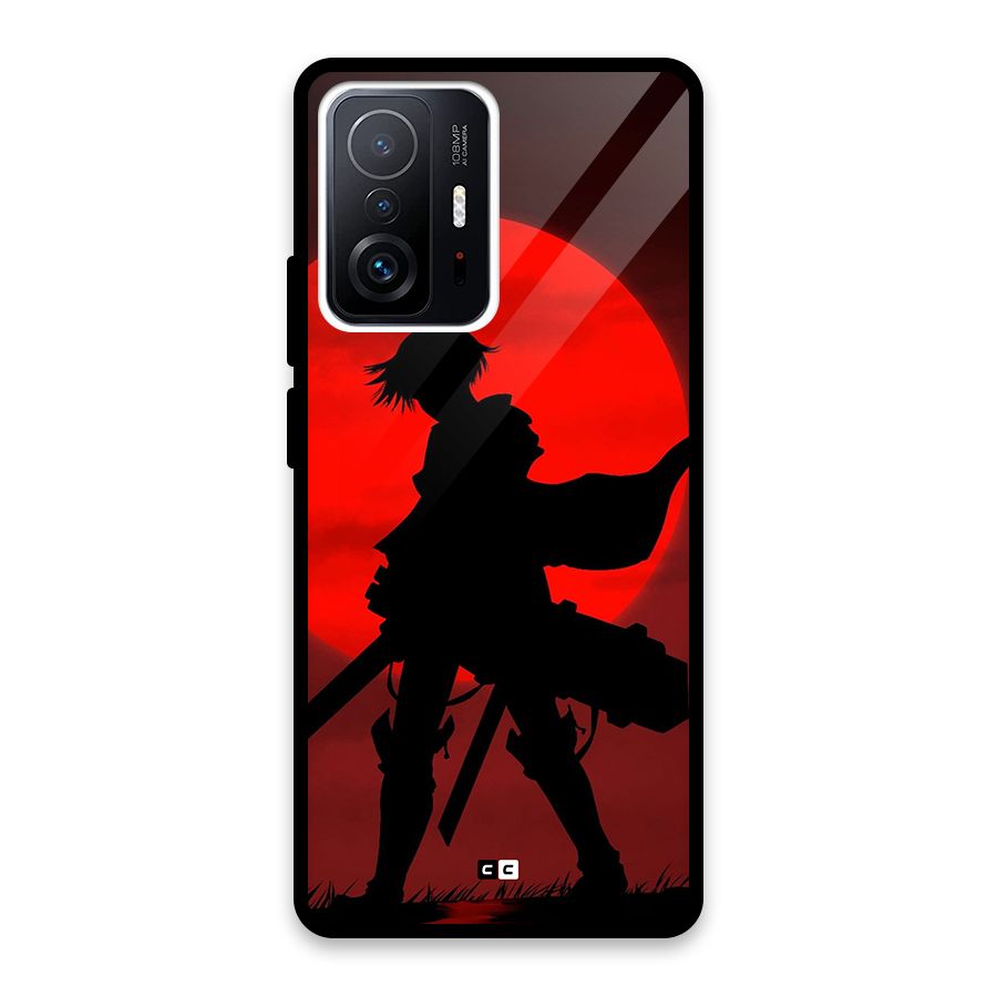 Captain Levi Acramen Glass Back Case for Xiaomi 11T Pro