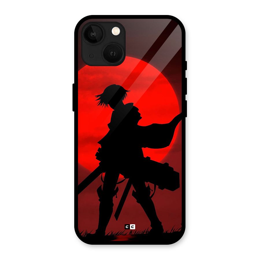 Captain Levi Acramen Glass Back Case for iPhone 13