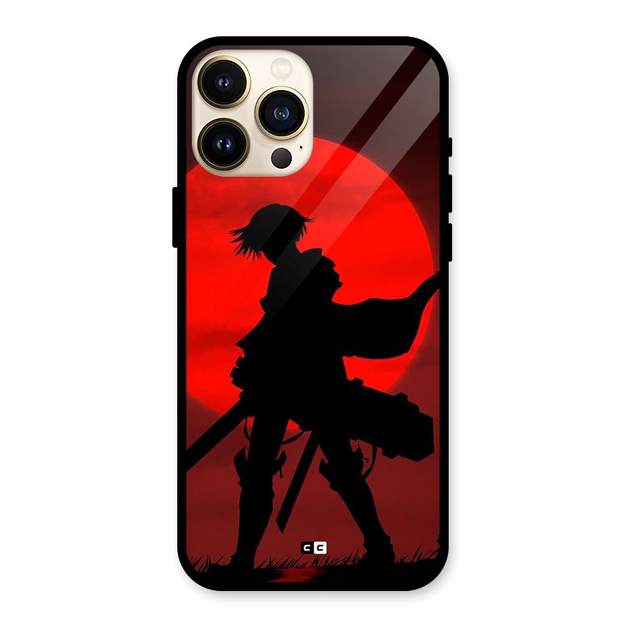 Captain Levi Acramen Glass Back Case for iPhone 13 Pro Max