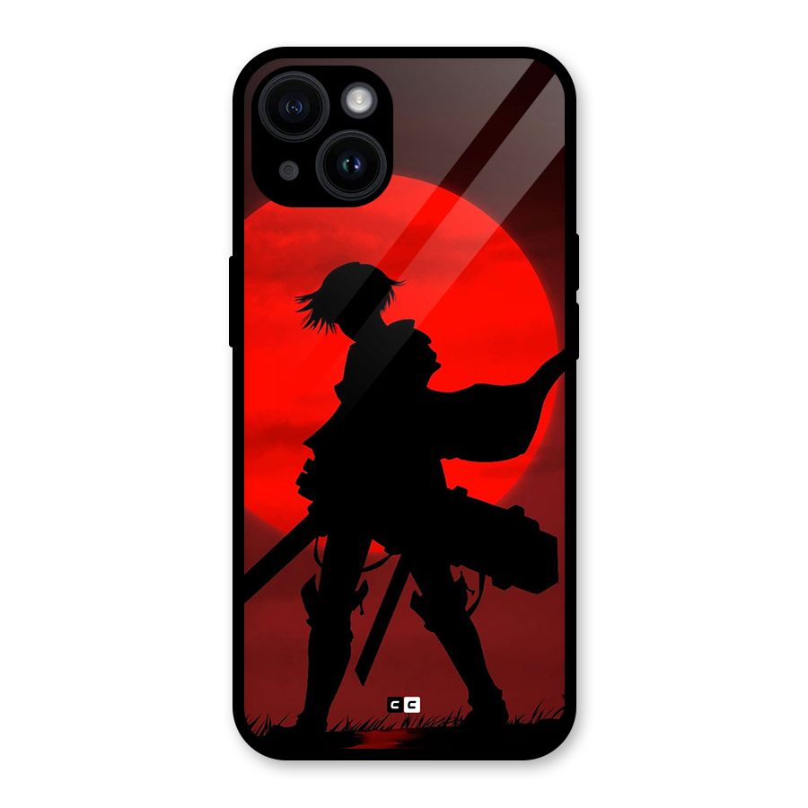 Captain Levi Acramen Glass Back Case for iPhone 14