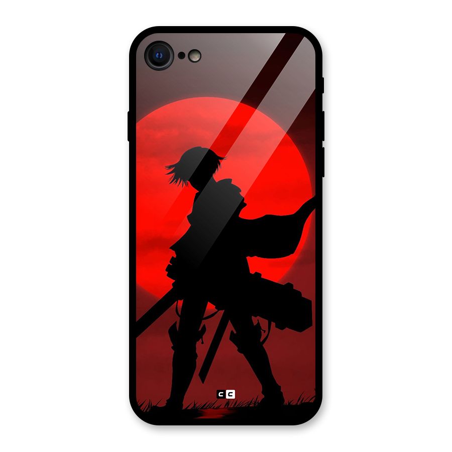 Captain Levi Acramen Glass Back Case for iPhone 7