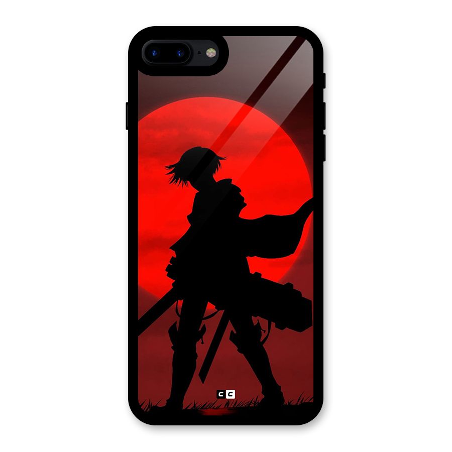 Captain Levi Acramen Glass Back Case for iPhone 8 Plus