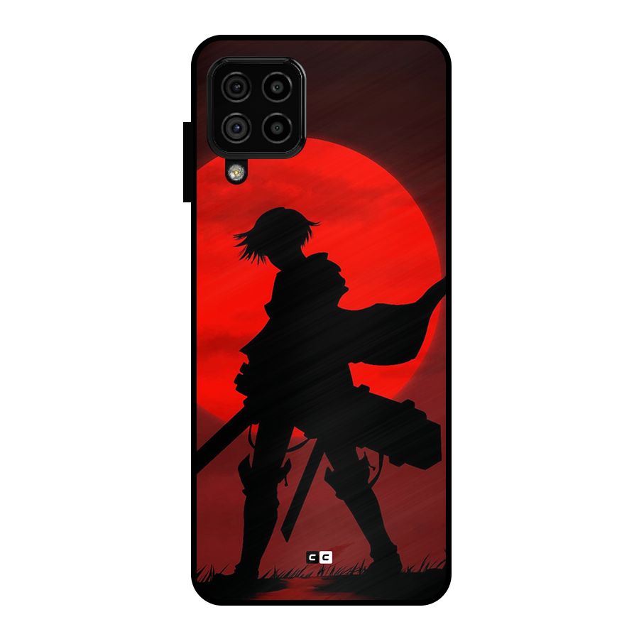Captain Levi Acramen Metal Back Case for Galaxy A22 4G