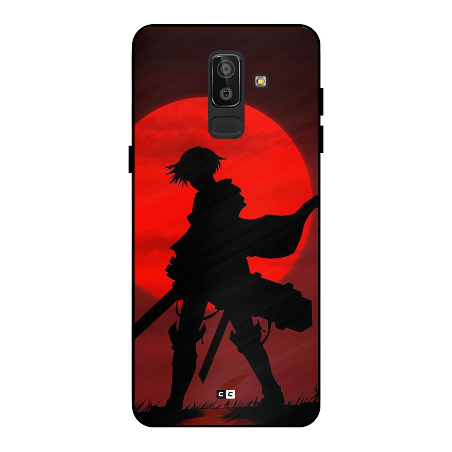 Captain Levi Acramen Metal Back Case for Galaxy J8